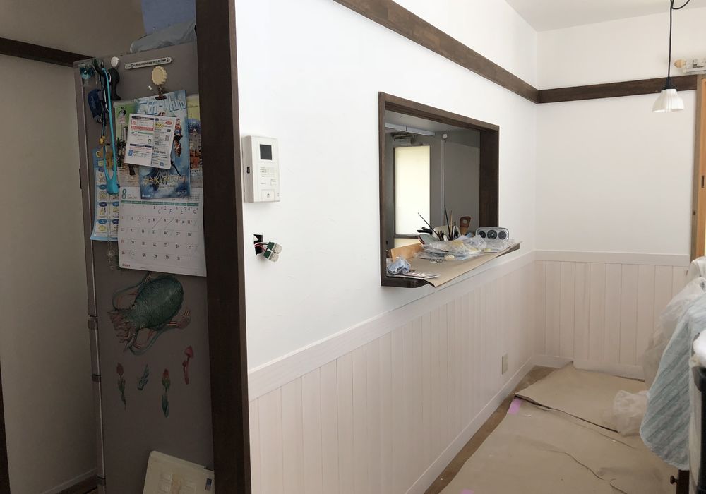 ペット対策腰壁